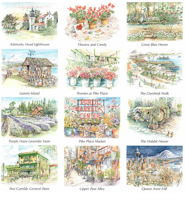 2026 Sarah Clementson Desk Calendar images