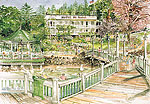 12 Blank Note Cards - Hotel De Haro at Roche Harbor, San Juan Islands.