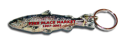 <h6>(Sold Out)</h6> Centennial Key Chain - Pike Place Market 1907 - 2007