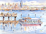 West Seattle Water Taxi Limited Edition Print