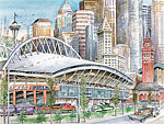 Qwest Field Limited Edition Print