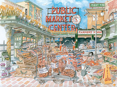 Pike Place Market Limited Edition Print
