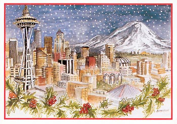 S-19 Christmas Cards - Baker's Dozen