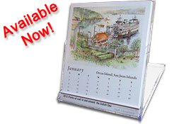 2012 Ports of call in and around the Salish Sea Desktop Calendar