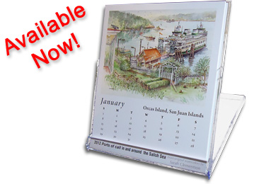 2011 In and around the Pike Place Market Desk Calendar