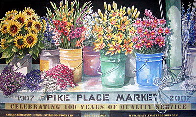 1907 - 2007 Pike Place Market Centennial Poster