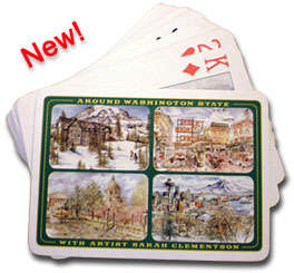 "Around Washington" Playing Cards