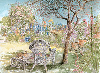 Deb's Garden, Suquamish Limited Edition Print