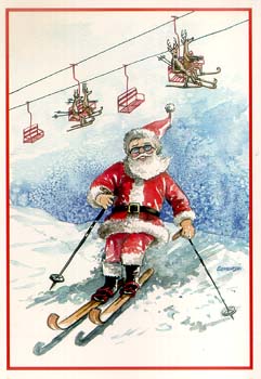 S-15 From our slopes to yours - Christmas Cards - Baker's Dozen