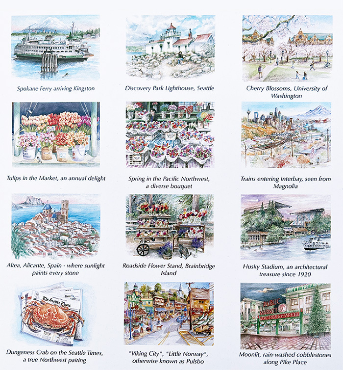 2027 Sarah Clementson Desk Calendar images