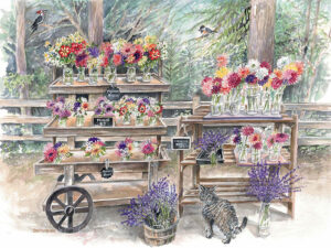 Roadside Flower Stand, Bainbridge Island