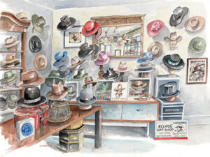 Eclipse Hat Shop - Limited Edition Print