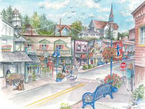 Front Street Poulsbo - Limited Edition Print