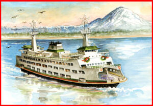 S-68 From our shore to yours... Season's Greetings - Christmas Cards - Baker's Doz