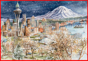 <h6>Sold Out!</h6> S-65  ...peace on earth - Christmas Cards - Baker's Dozen