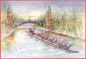 S-38 On donner, on Blitzen - Christmas Cards - Baker's Dozen