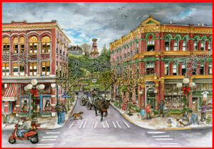 S-47 Sleigh bells ring... Christmas Cards - Baker's Dozen